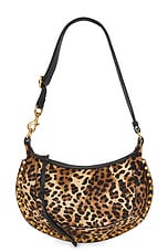 Isabel Marant Oskan Moon Shoulder Bag in Leopard, view 1, click to view large image.