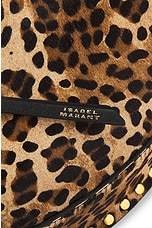 Isabel Marant Oskan Moon Shoulder Bag in Leopard, view 7, click to view large image.