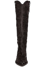 Isabel Marant Denvee Suede Boot in Faded Black, view 4, click to view large image.