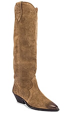 Isabel Marant Denvee Boot in Taupe, view 2, click to view large image.