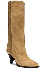 Isabel Marant Rouxy Boot in Beige, view 2, click to view large image.