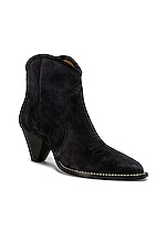 Isabel Marant Darizo Boot in Faded Black, view 2, click to view large image.