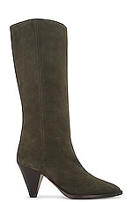 Isabel Marant Rouxy Boot in Khaki, view 1, click to view large image.