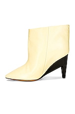 Isabel Marant Dylvee Boot in Light Yellow, view 5, click to view large image.