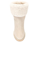 Isabel Marant Totam Shearling Boot in Beige, view 4, click to view large image.