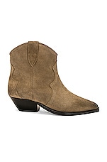 Isabel Marant Dewina Washed Iconic Boot in Taupe, view 1, click to view large image.
