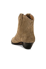 Isabel Marant Dewina Washed Iconic Boot in Taupe, view 3, click to view large image.