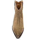 Isabel Marant Dewina Washed Iconic Boot in Taupe, view 4, click to view large image.