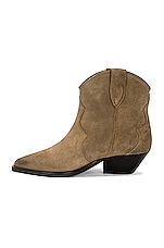 Isabel Marant Dewina Washed Iconic Boot in Taupe, view 5, click to view large image.