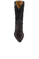 Isabel Marant Dahope Boot in Faded Black, view 4, click to view large image.