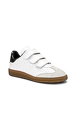 Isabel Marant Beth Sneaker in White, view 2, click to view large image.