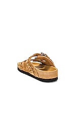 Isabel Marant Lennyo Sandal in Camel, view 3, click to view large image.