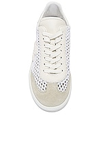 Isabel Marant Bryce Sneaker in White, view 4, click to view large image.