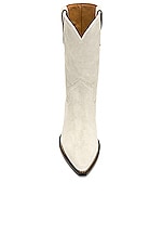 Isabel Marant Dahope Boot in Chalk, view 4, click to view large image.