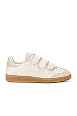 Isabel Marant Beth Sneaker in Ecru, view 1, click to view large image.