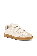 Isabel Marant Beth Sneaker in Ecru, view 2, click to view large image.