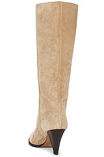 Isabel Marant Ririo Boot in Chalk, view 3, click to view large image.