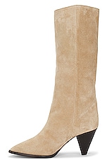 Isabel Marant Ririo Boot in Chalk, view 5, click to view large image.