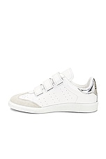 Isabel Marant Beth Sneaker in Silver, view 5, click to view large image.