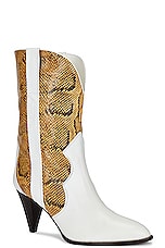 Isabel Marant Witney Boot in Natural & White, view 2, click to view large image.