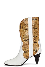 Isabel Marant Witney Boot in Natural & White, view 5, click to view large image.