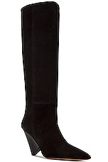 Isabel Marant Lakita Boot in Black, view 2, click to view large image.