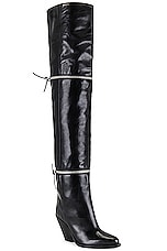 Isabel Marant Lelodie Boot in Black, view 2, click to view large image.