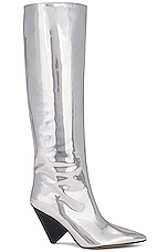 Isabel Marant Lakita Boot in Silver, view 1, click to view large image.