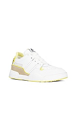 Isabel Marant Emree Sneaker in Light Yellow & Yellow, view 2, click to view large image.