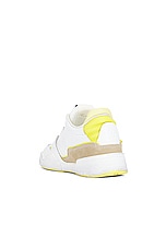 Isabel Marant Emree Sneaker in Light Yellow & Yellow, view 3, click to view large image.