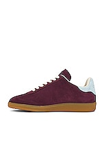 Isabel Marant Bryce Sneaker in Burgundy & Ecru, view 5, click to view large image.