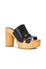 Isabel Marant Hyun Clog in Black, view 2, click to view large image.