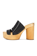 Isabel Marant Hyun Clog in Black, view 5, click to view large image.