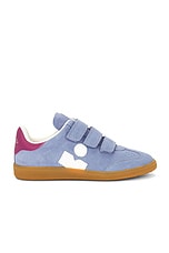 Isabel Marant Beth Sneaker in Blue & White, view 1, click to view large image.