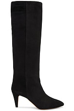 Isabel Marant Laspi Suede Boot in Black, view 1, click to view large image.