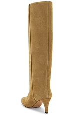 Isabel Marant Laspi Suede Boot in Taupe, view 3, click to view large image.