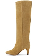 Isabel Marant Laspi Suede Boot in Taupe, view 5, click to view large image.