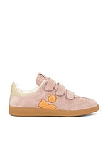 Isabel Marant Beth Sneaker in Faded Pink & Honey | FWRD