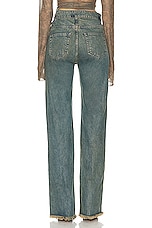 Jade Cropper Wrap Belt Trouser in Dye Grey & Blue, view 4, click to view large image.