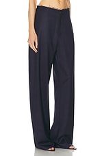 Jade Cropper Tailored Pant in Dark Navy, view 2, click to view large image.