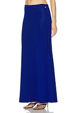Jade Cropper Maxi Skirt in Blue, view 3, click to view large image.