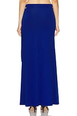 Jade Cropper Maxi Skirt in Blue, view 4, click to view large image.