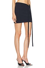 Jade Cropper Mini Skirt in Dark Navy, view 2, click to view large image.