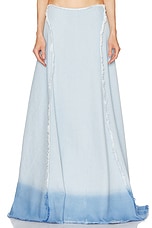 Jade Cropper Maxi Skirt in Light Blue, view 1, click to view large image.