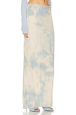 Jade Cropper Maxi Skirt in Dye Pink & Light Blue, view 2, click to view large image.