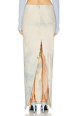 Jade Cropper Maxi Skirt in Dye Pink & Light Blue, view 3, click to view large image.