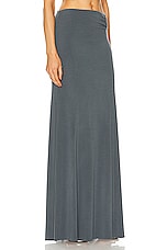 Jade Cropper Metal Wire Long Skirt in Dye Grey, view 2, click to view large image.