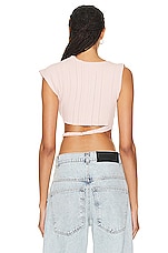Jade Cropper Knit Top in Light Pink, view 3, click to view large image.
