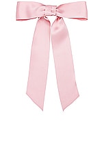 Jennifer Behr Virginia Bow Barrette in Blush, view 1, click to view large image.