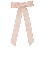 Jennifer Behr Sasha Bow Barrette in Blush, view 1, click to view large image.
